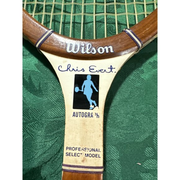 Chris Everett tennis racket Collectors Item with protective cover and Signed - Picture 3 of 7